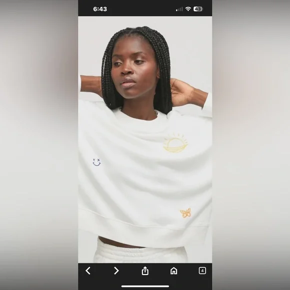 Electric & Rose New with Tags- Classic Doodles Sweatshirt - Picture 4 of 11